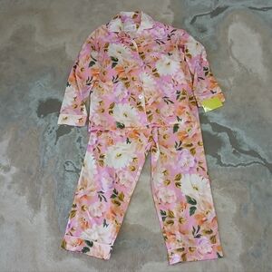 NWT The Cat's‎ Pajamas Blush Rose Luxe Pima Set